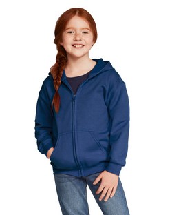 18600B - Youth Full Zip Hooded Sweatshirt