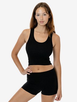 3380GD - Heavy 2x1 Rib Crop Tank