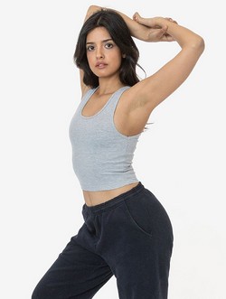 4308 - Baby Rib Crop Tank