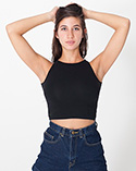 8369W - Imported Cotton Spandex Sleeveless Crop Top