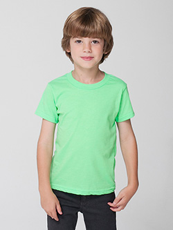 BB101W - Imported Kids Poly-Cotton Short Sleeve T-Shirt