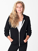 F297W - Imported Youth Flex Fleece Zip Hoodie
