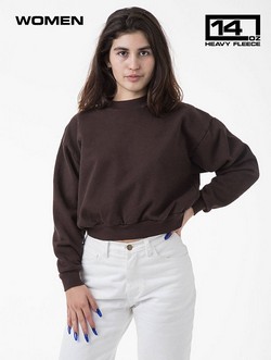HF06GD - HF Cropped Mock Neck Pullover