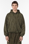 HF09DD - 14 oz Fleece Hooded Pull over Drip dye