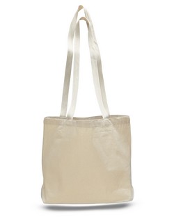 Q126200  - Large Canvas Messenger Bag with Bottom Gusset
