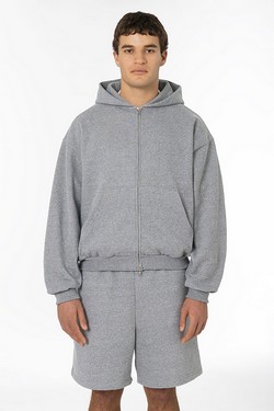 TRF10 - 12oz Gabardine Triblend Fleece Double Pull Zip Hoodie