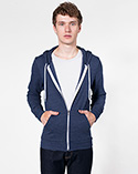 TRT497W - Imported Tri-Blend Zip Hoodie