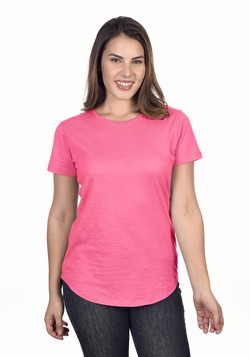 W1218 - Scallop Bottom Women's Tee
