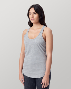 LC7706 - Racerback Scallop-Bottom Tank Top
