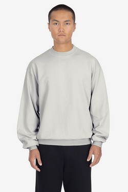 MWT07GD - 9 oz Garment Dye Mid-Weight French Terry Crewneck Pullover